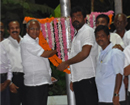 MLA J R Lobo inaugurates hi-mast lights at Garody temple